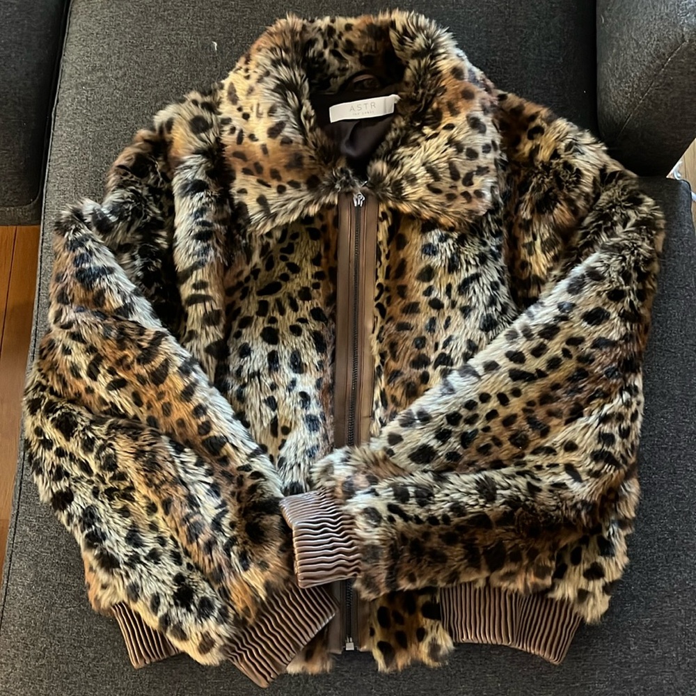 Leopard print jacket